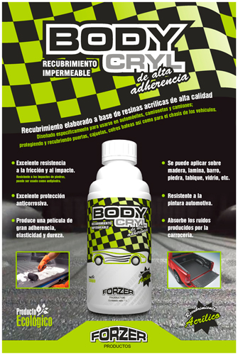 Poster Body Cryl - Productos Forzer